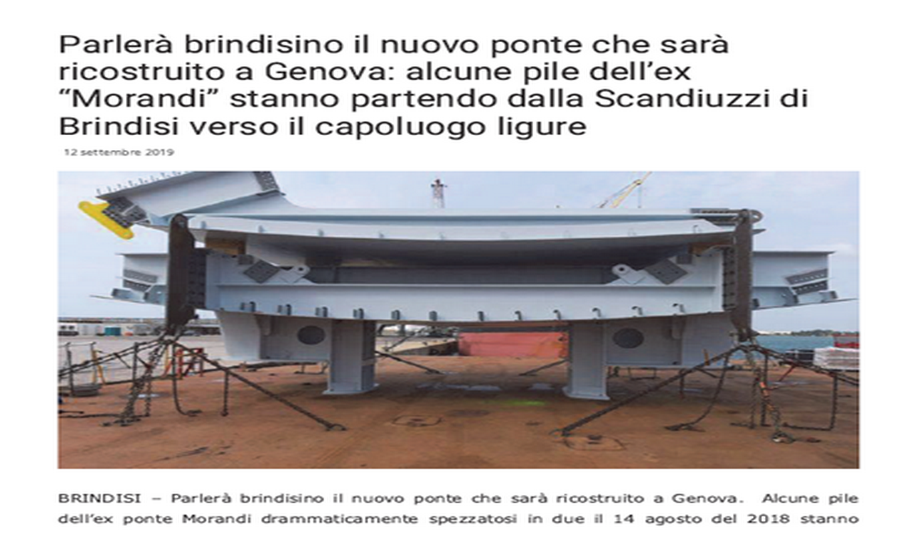 POLCEVERA VIADUCT - The new viaduct in Genova will speak 