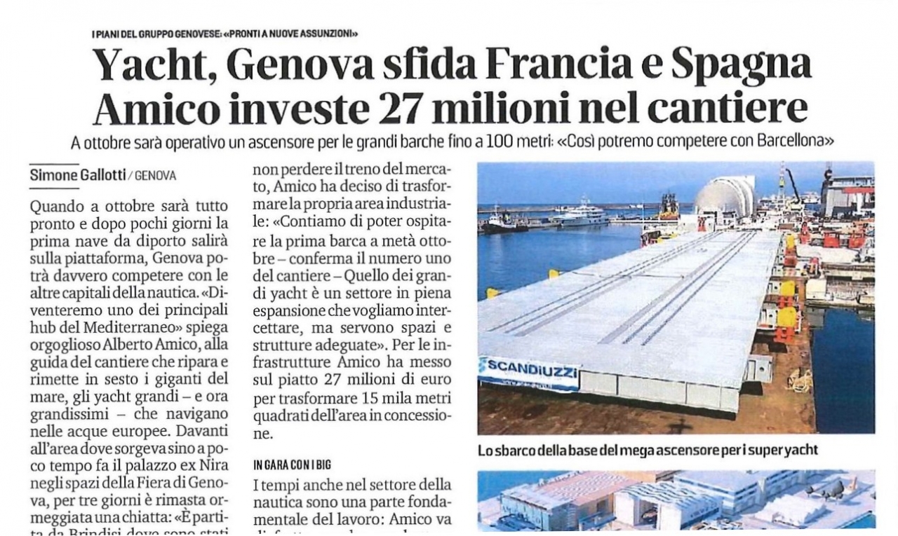 Yacht, Genova challenge France and Spain